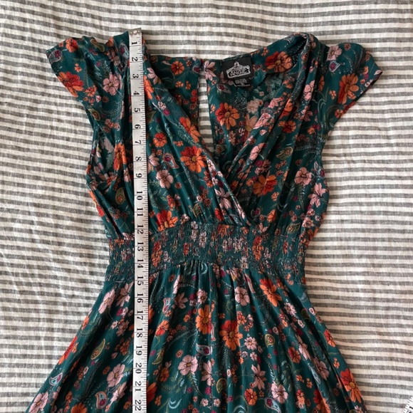 Angie - Asymmetrical Floral Dress - M - Picture 8 of 13